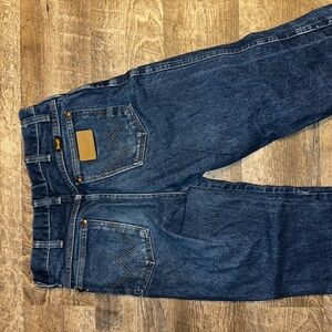 Wrangler Dark Blue Bootcut Jeans